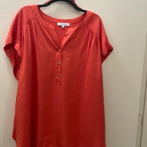 Beautiful coral color blouse